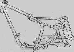 托架式摩托車車架