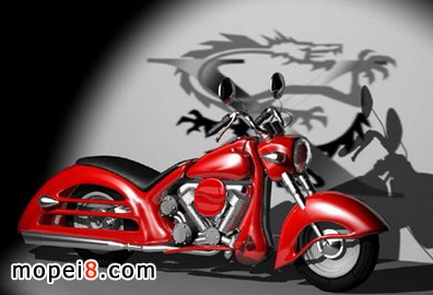 前衛(wèi)設計哈雷摩托車