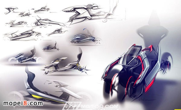 Audi Nexus電動概念摩托車