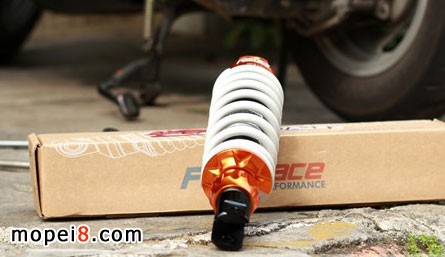 光陽勁麗摩托車改裝后減震測試