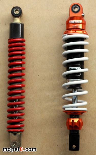 光陽勁麗摩托車改裝后減震測試