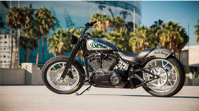 哈雷運(yùn)動(dòng)版軟尾Softail摩托車改裝