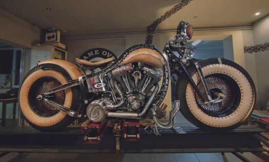 紋身摩托車讓人嘆為觀止的摩托車藝術品