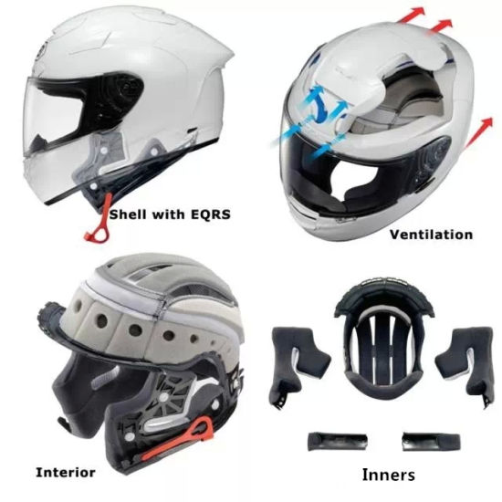 碳纖維摩托車頭盔